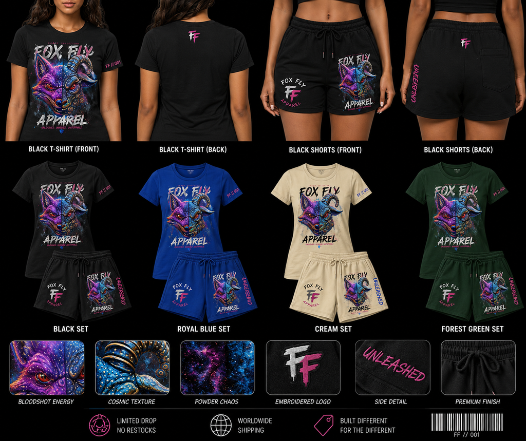 Fox Fly Apparel – Chaos Collection Set (FF // 001)